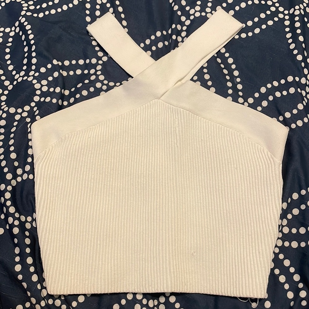 Aritzia Sculpt Knit Criss Cropped Tank